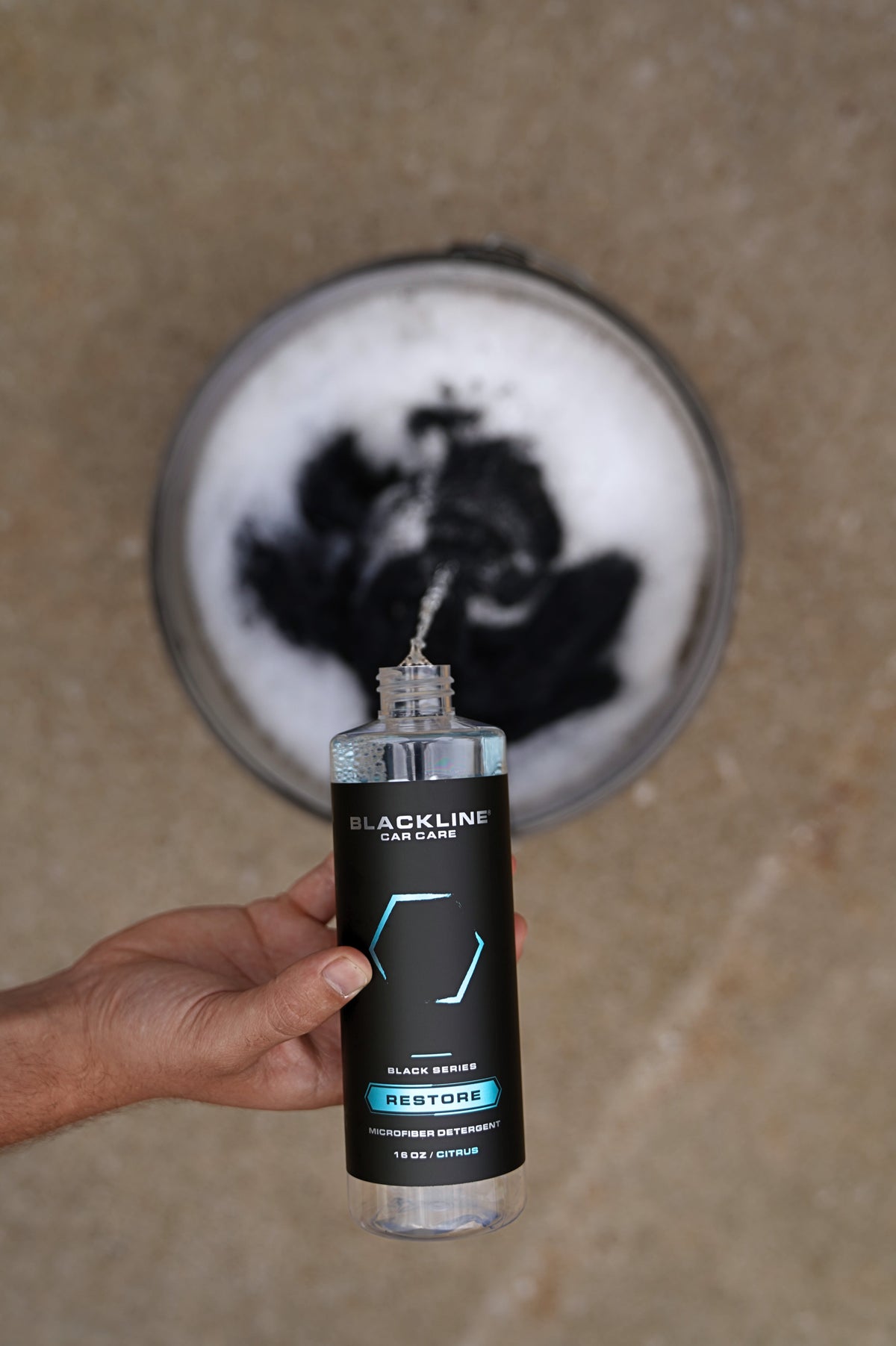 BLACKLINE® RESTORE MICROFIBER DETERGENT - Blackline Car Care - Flyclothing LLC