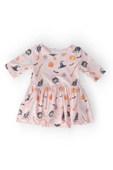 Hey Boo 3/4 Sleeve Twirl Bodysuit