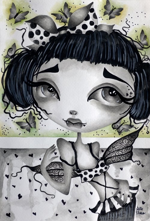 Black Market Art Company Hiedra The Fairy Print