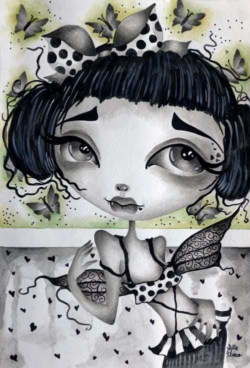 Black Market Art Company Hiedra The Fairy Print - Black Market Art Company - Flyclothing LLC