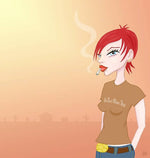 Black Market Art Company Hillbilly Girl Print