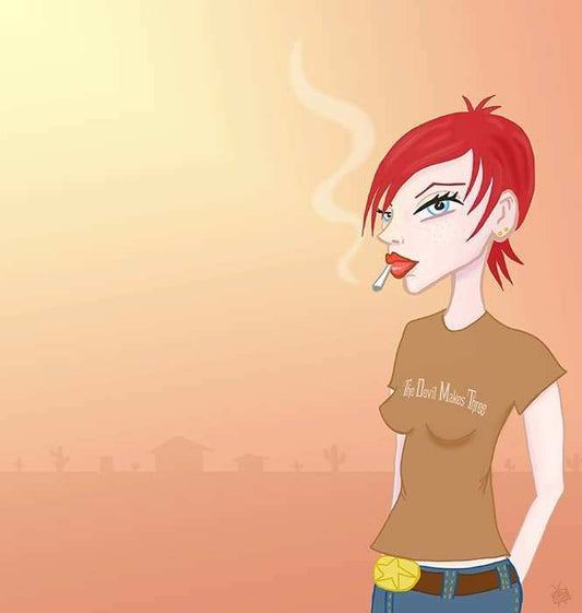 Black Market Art Company Hillbilly Girl Print - Black Market Art Company - Flyclothing LLC