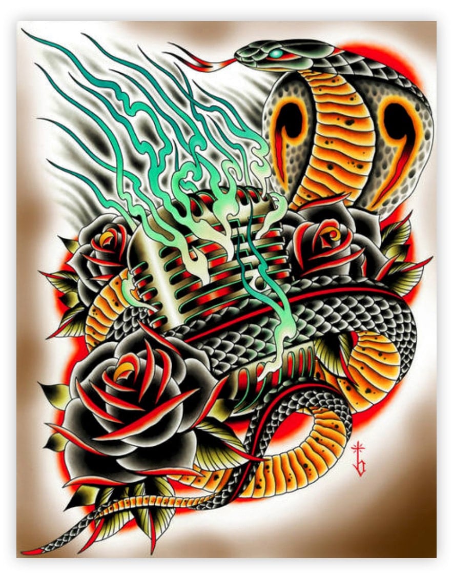 Black Market Art Company Hipnotized Print