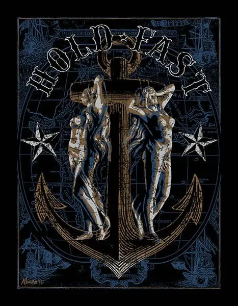 Black Market Art Company Hold Fast Girl& Print - Black Market Art Company - Flyclothing LLC