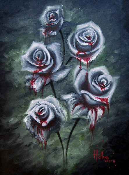 Black Market Art Company Roses Print