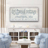 Personalized Home Name Coordinates Canvas Sign - Off The Square Designs - Flyclothing LLC