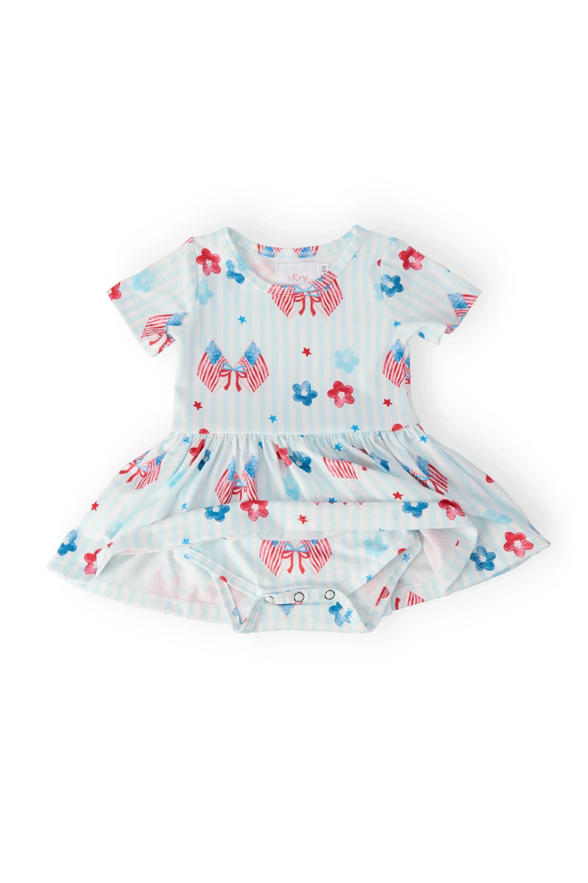 Home of the Brave S/S Twirl Bodysuit - Mila & Rose ® - Flyclothing LLC