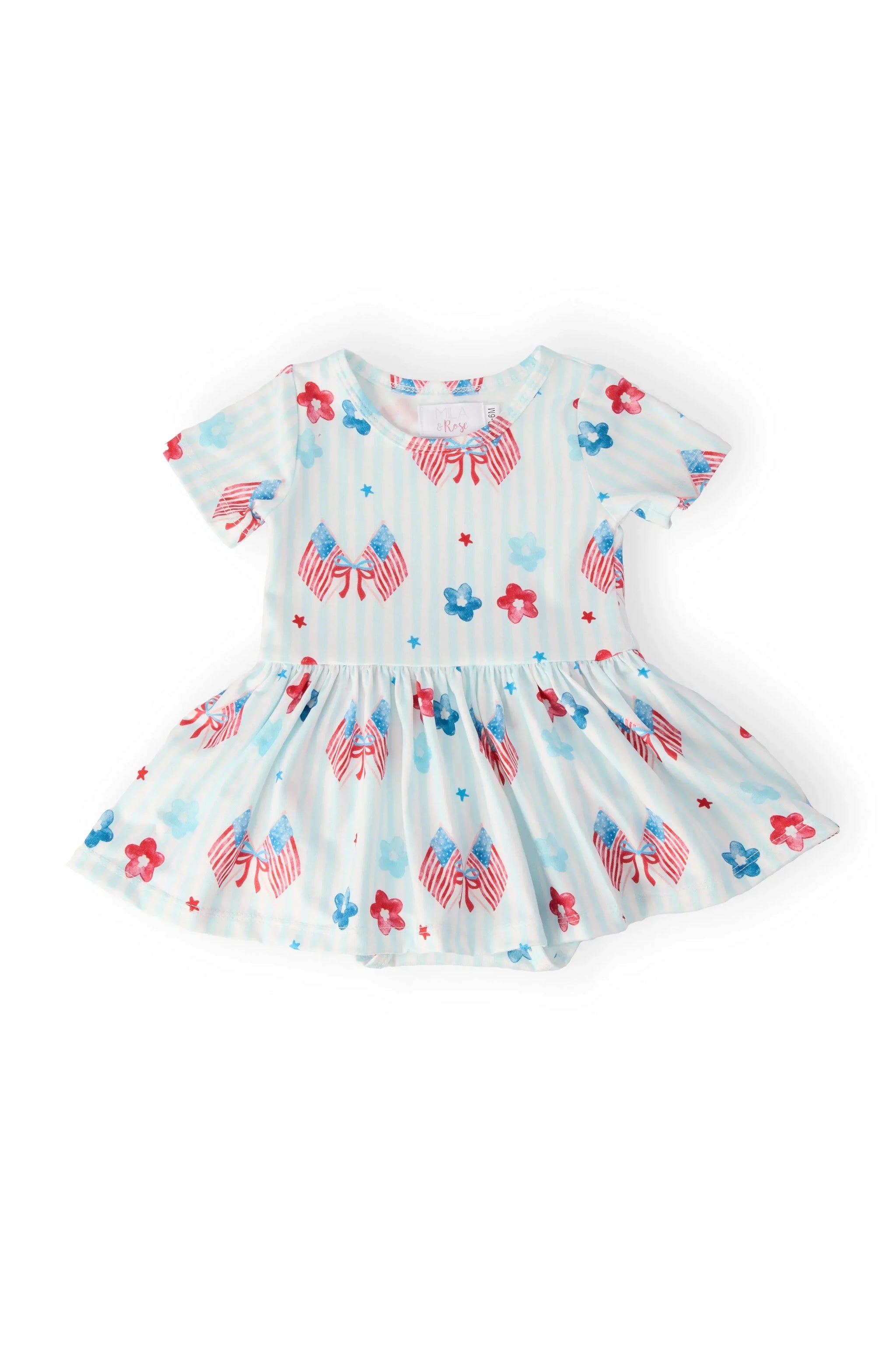 Home of the Brave S/S Twirl Bodysuit - Mila & Rose ® - Flyclothing LLC