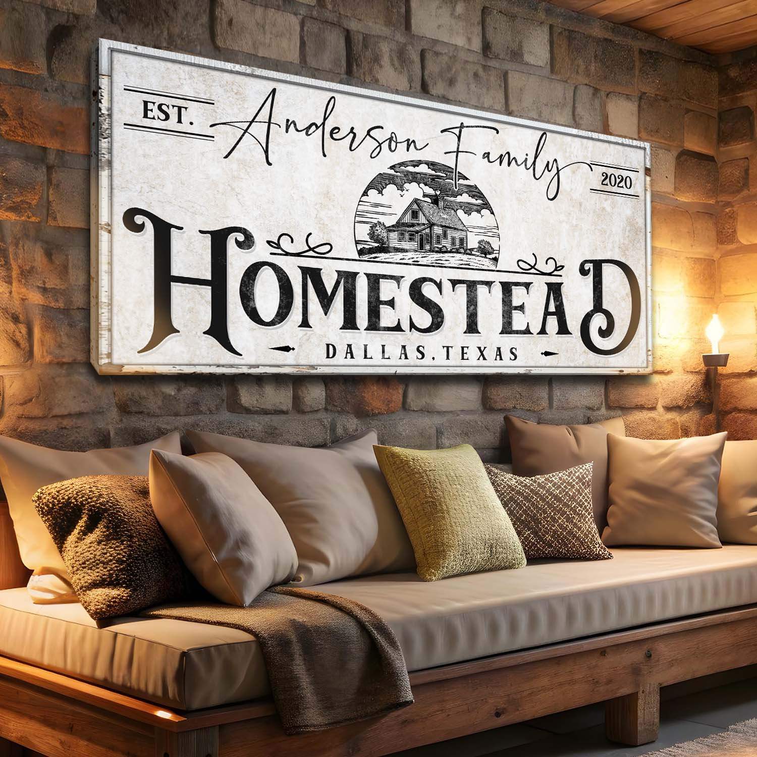 Homestead Sign XII - Tailored Canvases - Flyclothing LLC