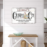 Honey Bunny Candy Company Sign II - Tailored Canvases - Flyclothing LLC
