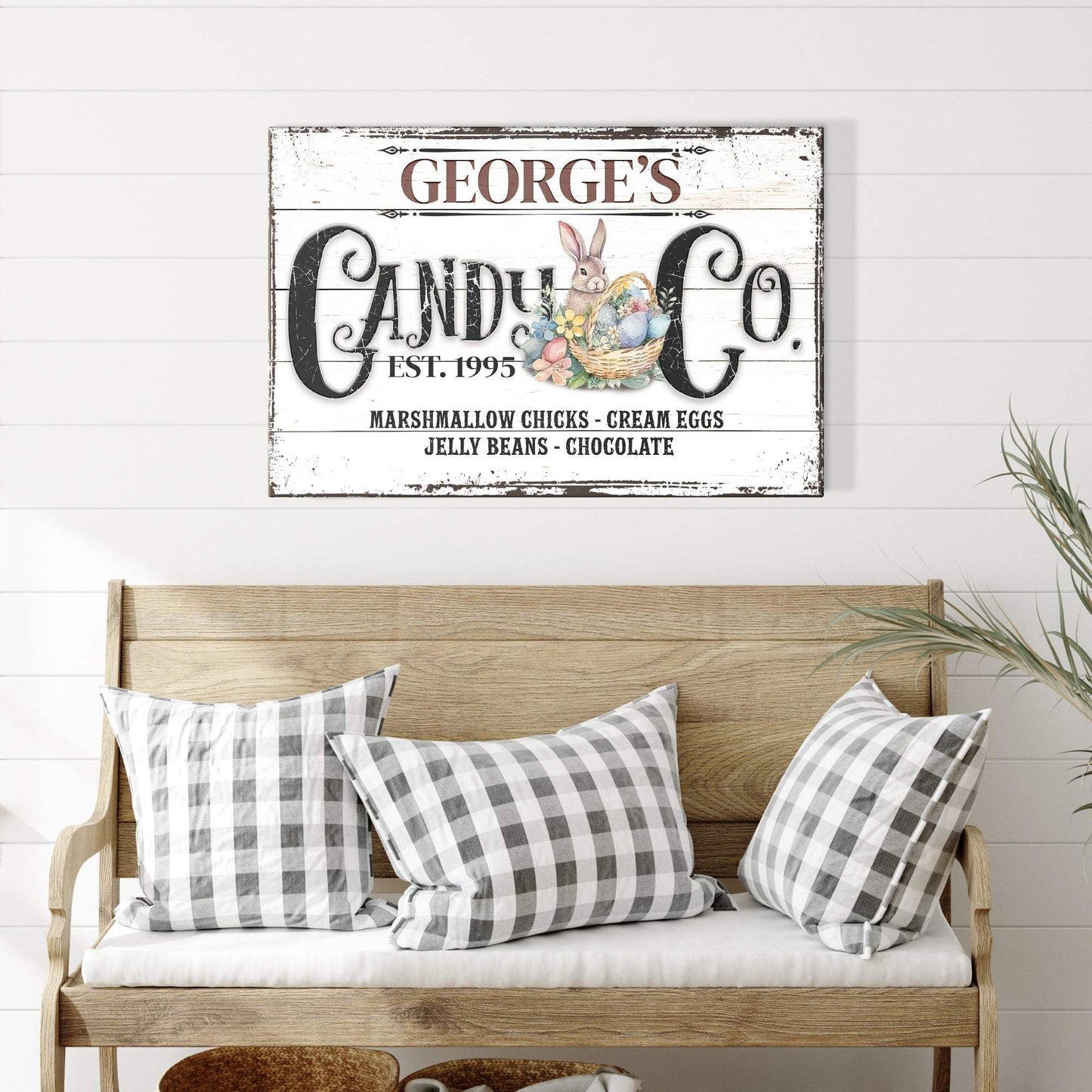 Honey Bunny Candy Company Sign II - Tailored Canvases - Flyclothing LLC