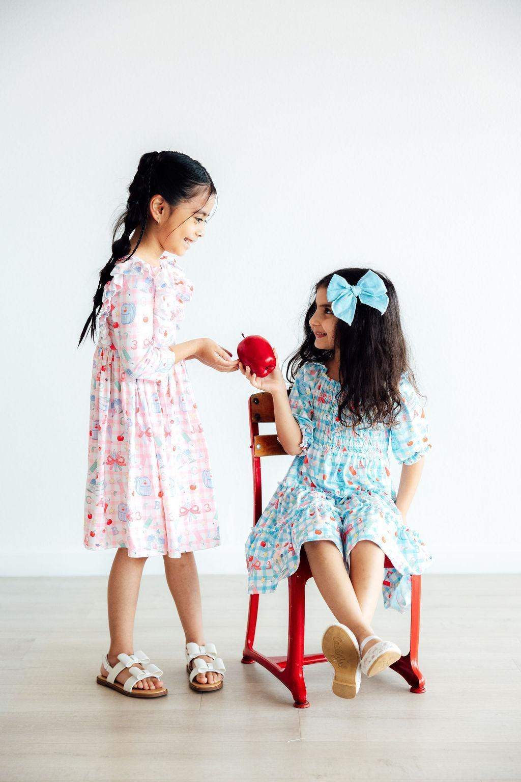 Honor Roll Smocked Ruffle Dress - Mila & Rose ® - Flyclothing LLC