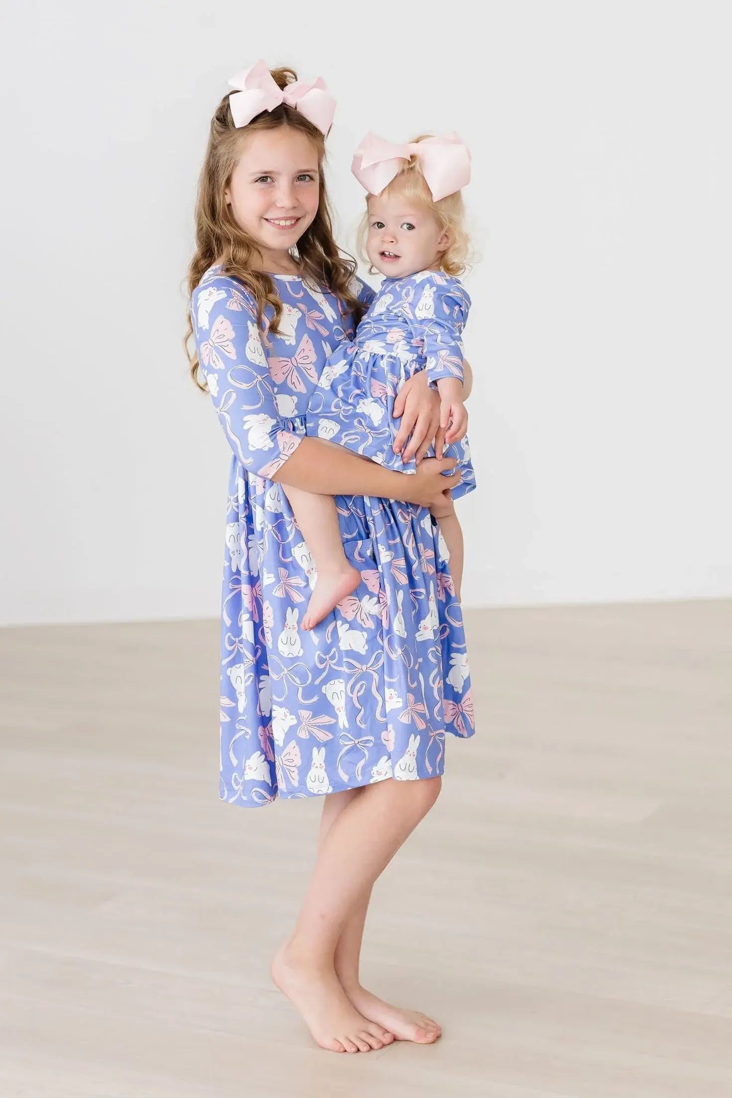 Hop, Skip & Twirl 3/4 Sleeve Twirl Bodysuit - Mila & Rose ® - Flyclothing LLC