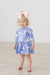 Hop, Skip & Twirl 3/4 Sleeve Twirl Bodysuit - Mila & Rose ® - Flyclothing LLC