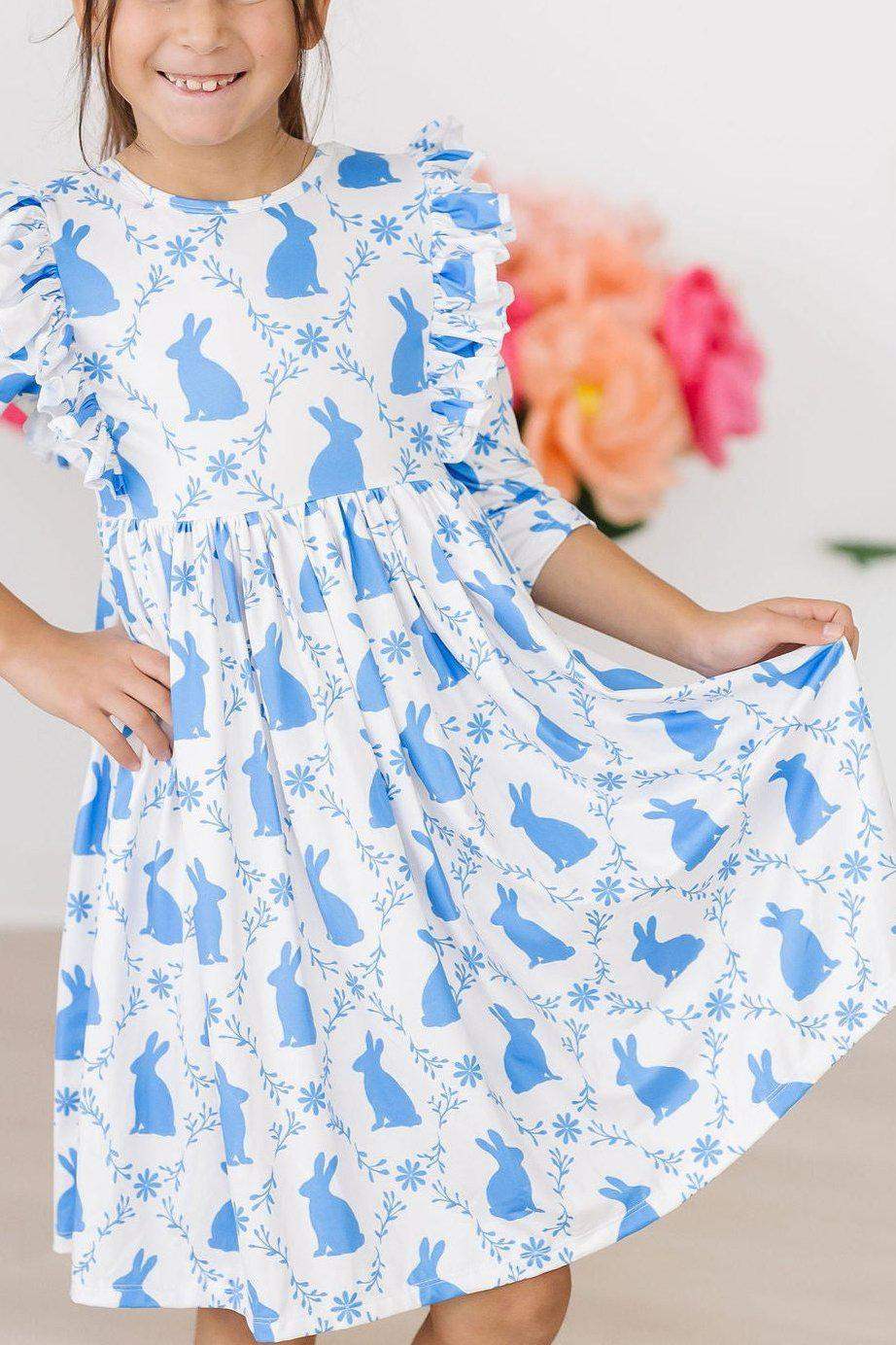Hop 'til You Drop Ruffle Twirl Dress - Mila & Rose ® - Flyclothing LLC
