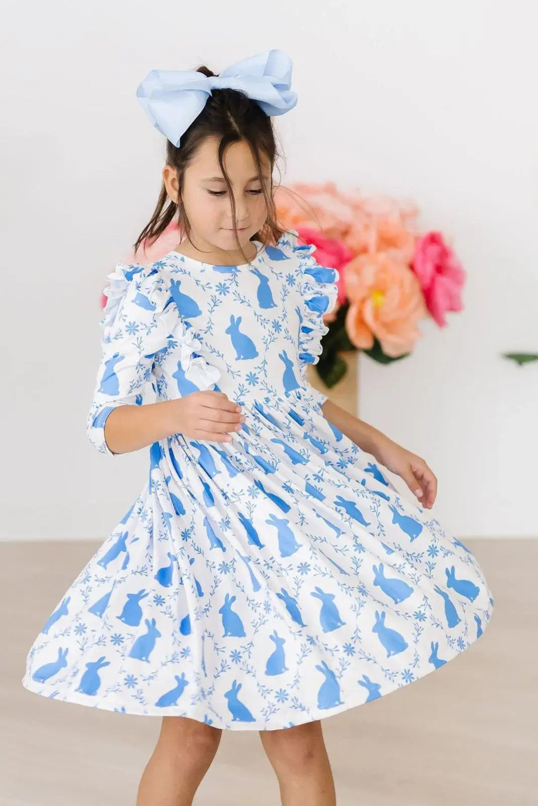 Hop 'til You Drop Ruffle Twirl Dress - Mila & Rose ® - Flyclothing LLC