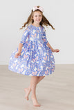 Hop, Skip & Twirl 3/4 Sleeve Pocket Twirl Dress - Mila & Rose ®