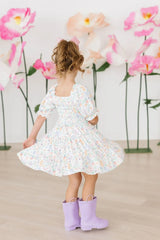 Hoppy Easter Smocked Ruffle Dress - Mila & Rose ® - Flyclothing LLC