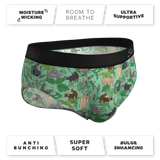 The Hornography | Tropical Animals Ball Hammock® Pouch Underwear Briefs - Shinesty - Flyclothing LLC