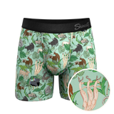 The Hornography | Tropical Animals Ball Hammock® Magnum Big Pouch Underwear - Shinesty - Flyclothing LLC