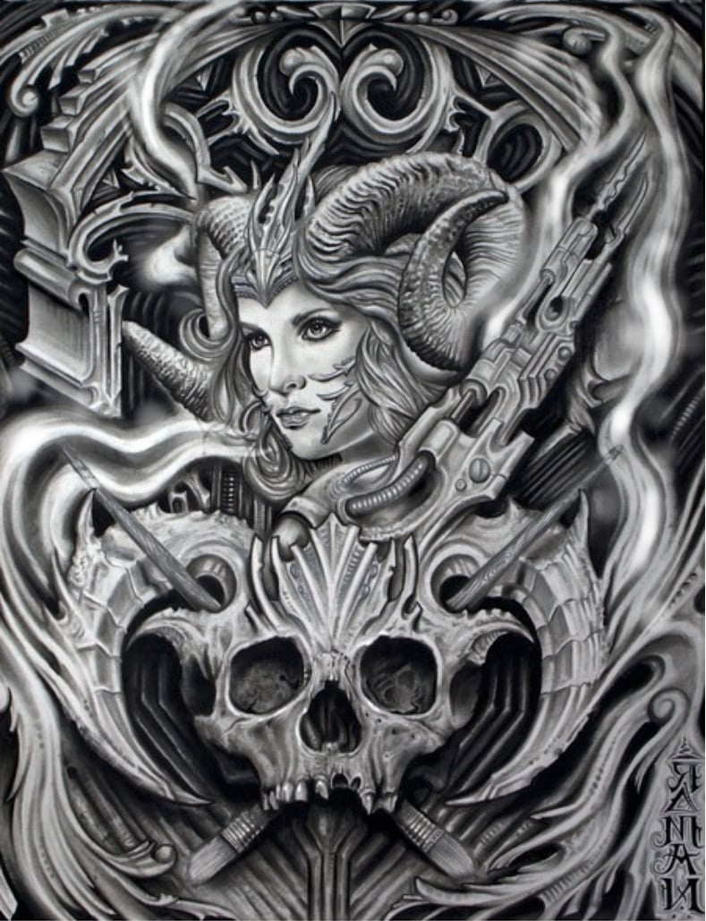 Black Market Art Company Horny Print