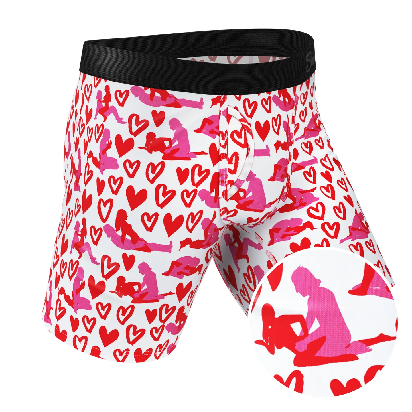 The Hot-Blooded Handbook | Valentines Long Leg Ball Hammock® Pouch Underwear With Fly - Shinesty - Flyclothing LLC