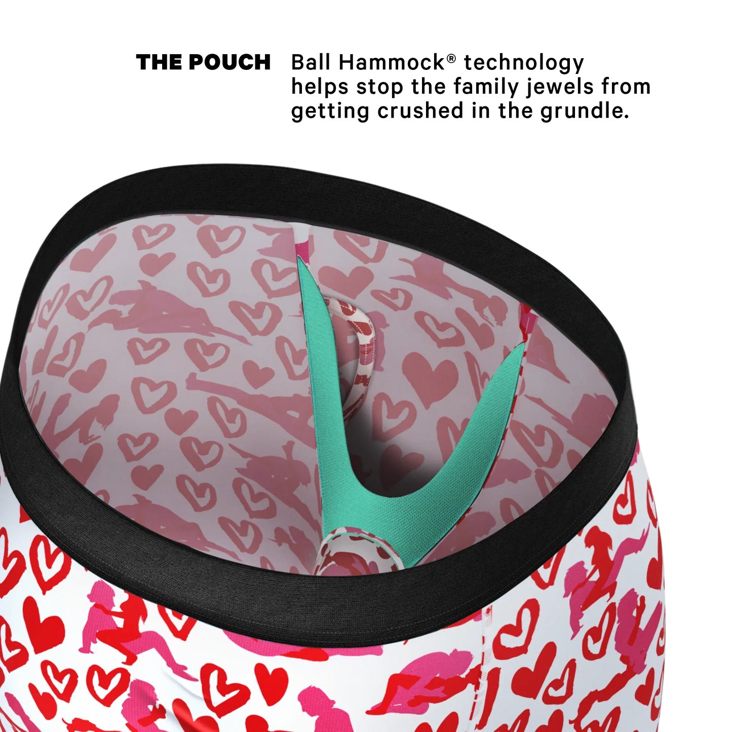 The Hot-Blooded Handbook | Valentines Long Leg Ball Hammock® Pouch Underwear With Fly - Shinesty - Flyclothing LLC