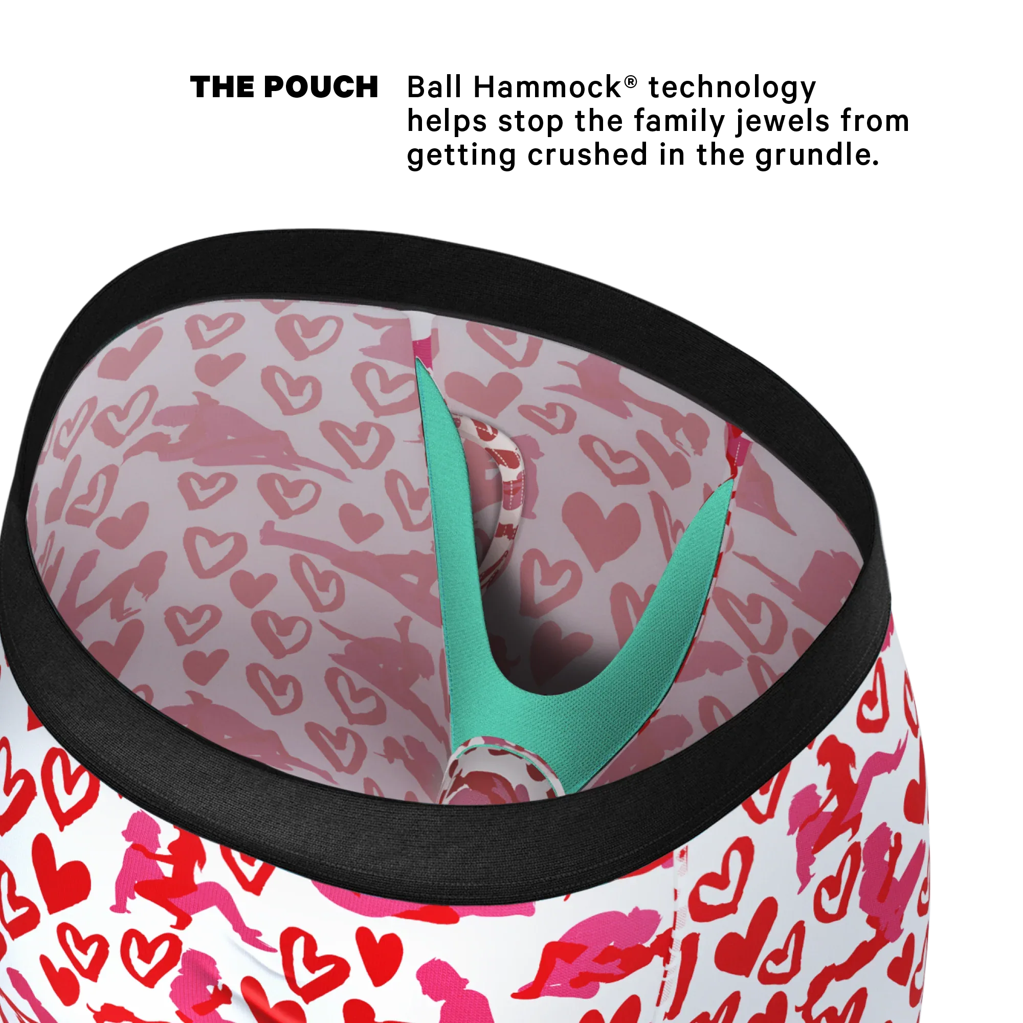 The Hot-Blooded Handbook | Valentines Long Leg Ball Hammock® Pouch Underwear With Fly - Shinesty - Flyclothing LLC