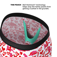 The Hot-Blooded Handbook | Valentines Long Leg Ball Hammock® Pouch Underwear With Fly - Shinesty