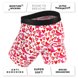The Hot-Blooded Handbook | Valentines Long Leg Ball Hammock® Pouch Underwear With Fly - Shinesty - Flyclothing LLC