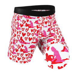 The Hot-Blooded Handbook | Valentines Long Leg Ball Hammock® Pouch Underwear With Fly - Shinesty