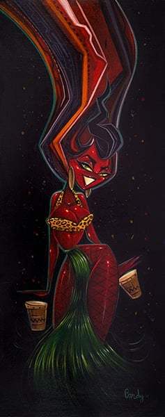 Black Market Art Company Hot Lava Print - Black Market Art Company - Flyclothing LLC