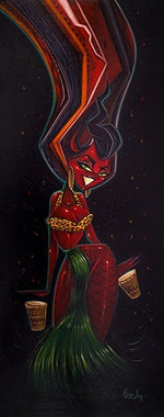 Black Market Art Company Hot Lava Print