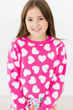 Hot Pink Hearts Sweater - Mila & Rose ® - Flyclothing LLC