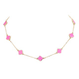 Quatrefoil Station Necklace - Madeline Love - Flyclothing LLC