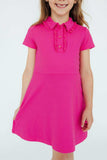 Hot Pink S/S Polo Dress - Mila & Rose ® - Flyclothing LLC