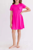 Hot Pink T-Shirt Dress - Mila & Rose ® - Flyclothing LLC