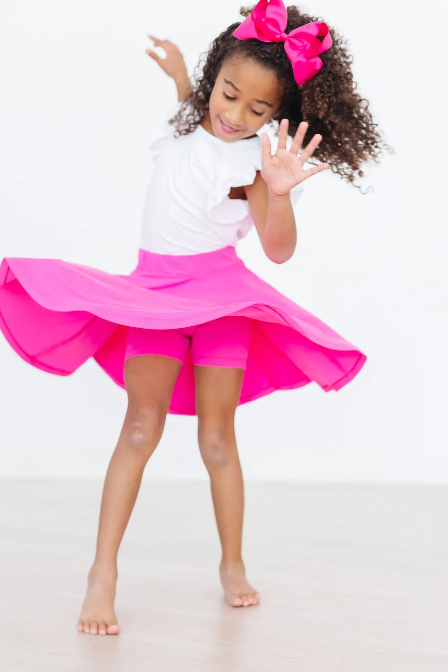 Hot Pink Twirl Skort - Mila & Rose ® - Flyclothing LLC