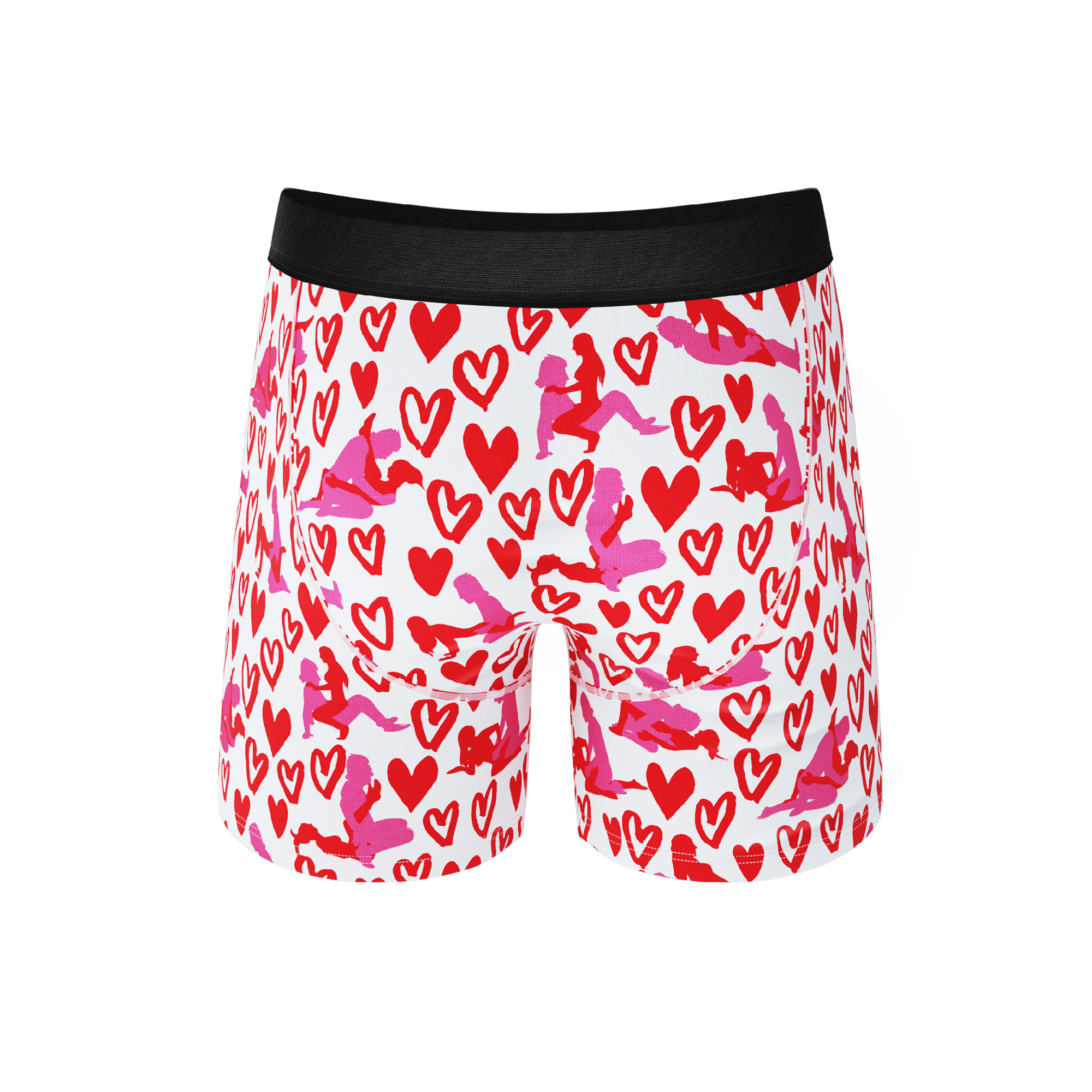 The Hot-Blooded Handbook | Valentines Ball Hammock® Pouch Underwear With Fly - Shinesty