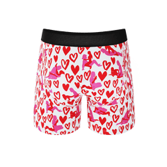 The Hot-Blooded Handbook | Valentines Ball Hammock® Pouch Underwear With Fly - Shinesty