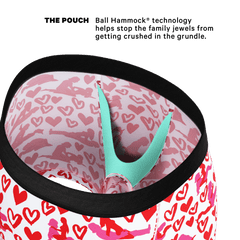 The Hot-Blooded Handbook | Valentines Ball Hammock® Pouch Underwear - Shinesty