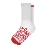 The Hot-Blooded Handbook | Valentine's Day Heel Hammock™ Crew Socks - Shinesty - Flyclothing LLC