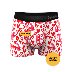 The Hot-Blooded Handbook | Valentines Ball Hammock® Pouch Trunks Underwear - Shinesty