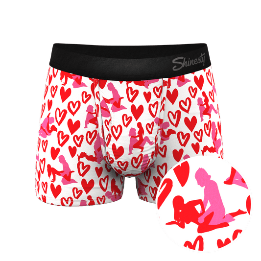 The Hot-Blooded Handbook | Valentines Ball Hammock® Pouch Trunks Underwear - Shinesty