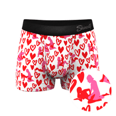 The Hot-Blooded Handbook | Valentines Ball Hammock® Pouch Trunks Underwear - Shinesty