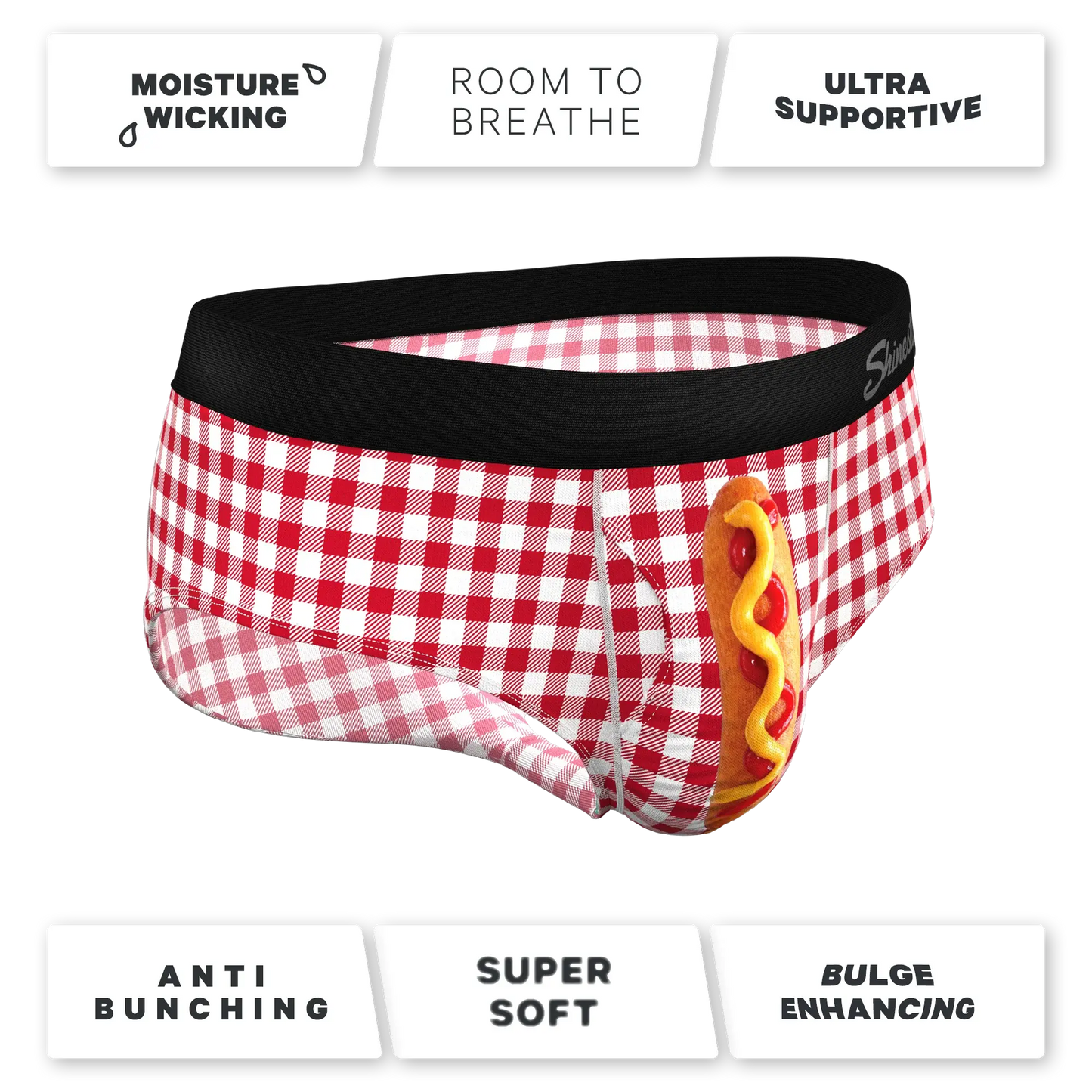 The Hot Diggity | Corn Dog Ball Hammock® Pouch Underwear Briefs - Shinesty - Flyclothing LLC