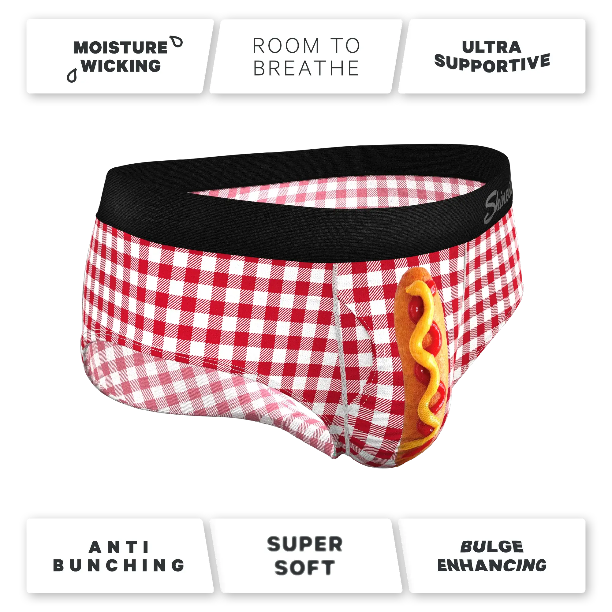 The Hot Diggity | Corn Dog Ball Hammock® Pouch Underwear Briefs - Shinesty - Flyclothing LLC