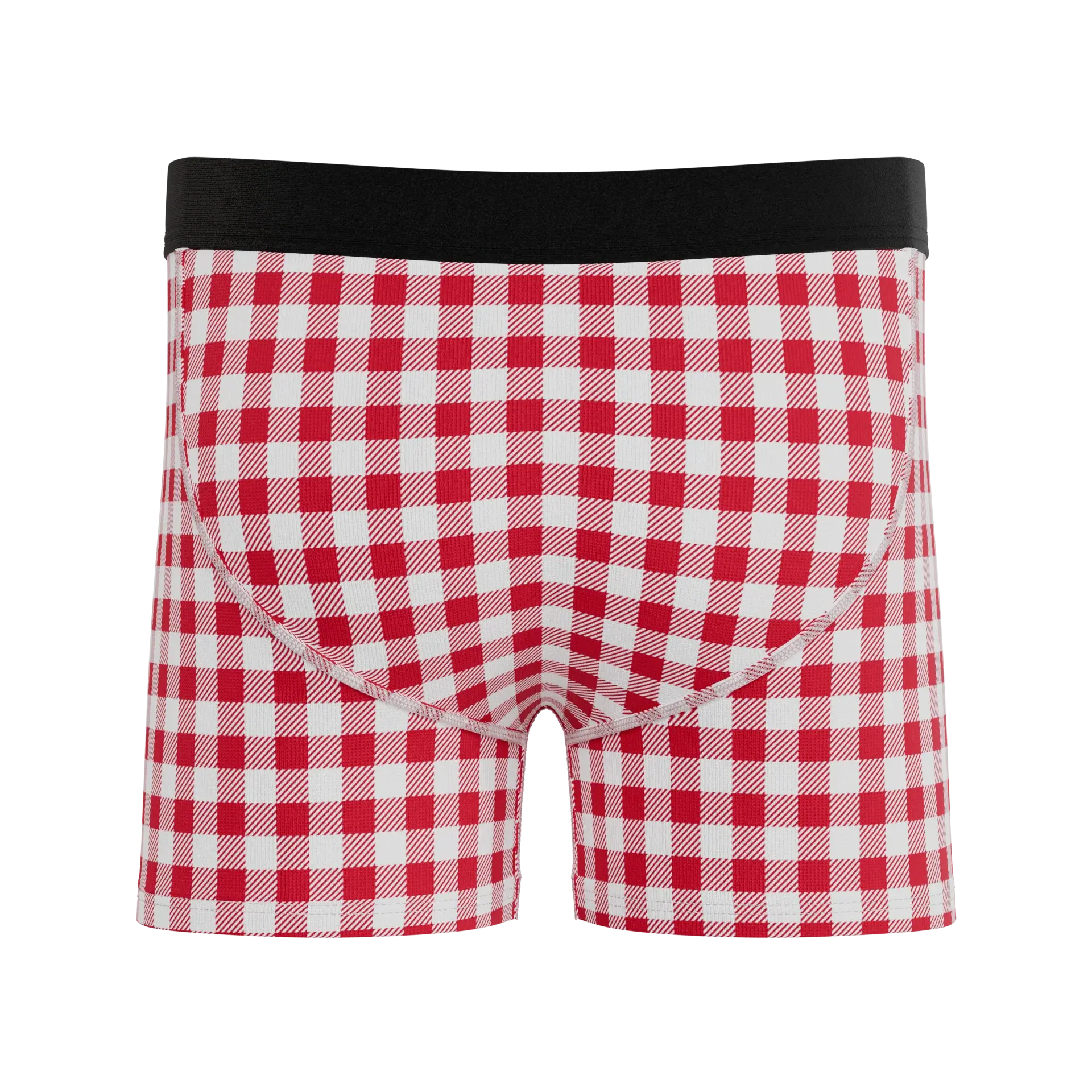 The Hot Diggity | Red Gingham Boy's Boxer Briefs - Shinesty - Flyclothing LLC