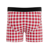 The Hot Diggity | Red Gingham Boy's Boxer Briefs - Shinesty - Flyclothing LLC
