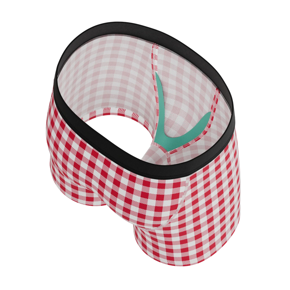 The Hot Diggity | Red Gingham Boy's Boxer Briefs - Shinesty - Flyclothing LLC